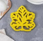 Форма для вырезки теста "Осенний лист"