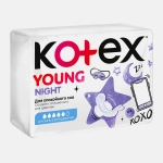 Гигиенические прокладки для девочек Kotex Young Ночные 6шт