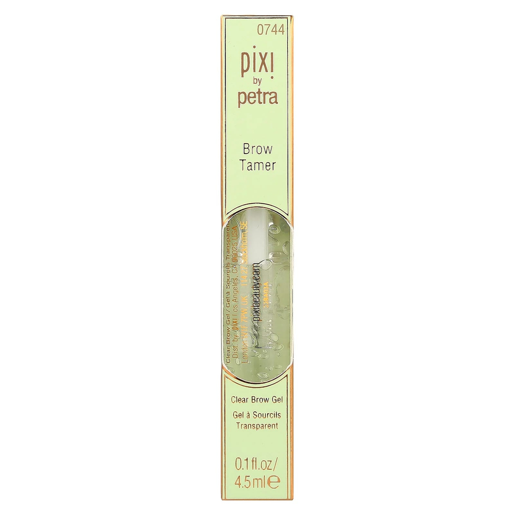 Pixi Beauty, Brown Tamer, прозрачный гель для бровей, 0744 полупрозрачный, 4,5 мл (0,1 жидк. унции)
