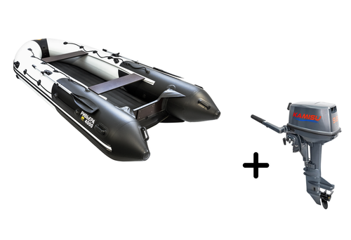 Ривьера 4000 НДНД Гидролыжа + KAMISU T 9.8 BMS (комплект лодка + мотор)
