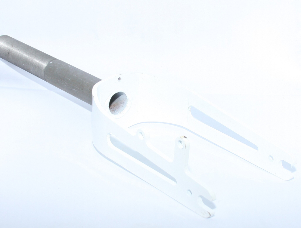 Вилка передняя белая для Kugoo ES3 Jilong