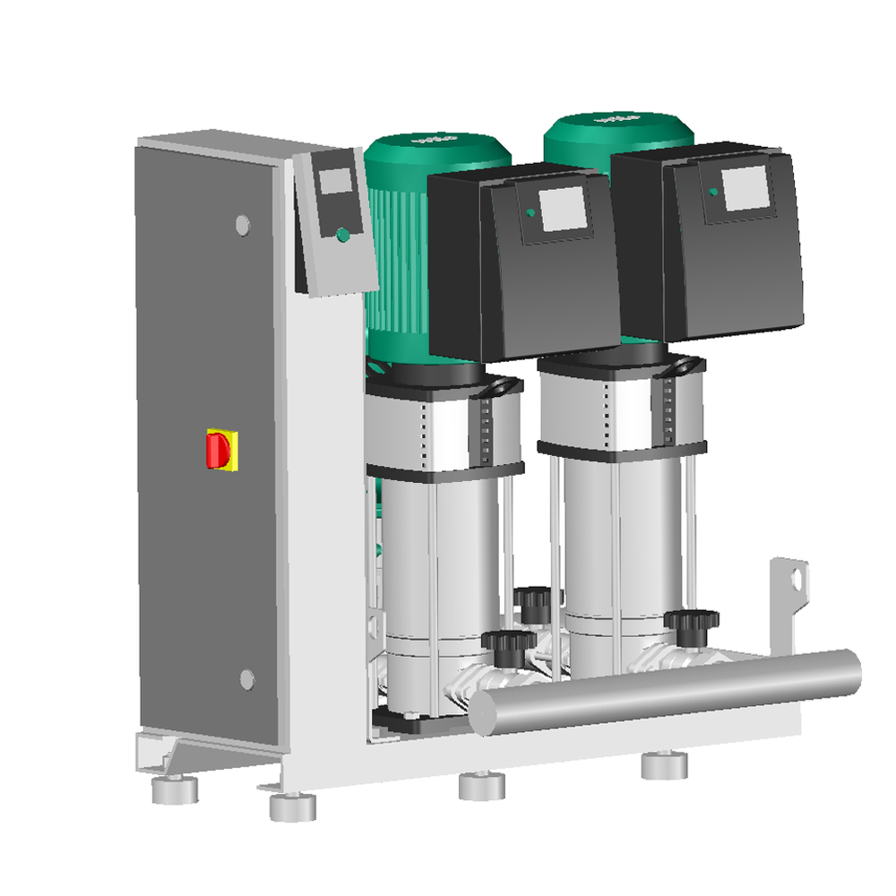 Установка насосная повышения давления Wilo SiBoost Smart 2 HELIX VE 1002 (3х380В; 1,10кВт)