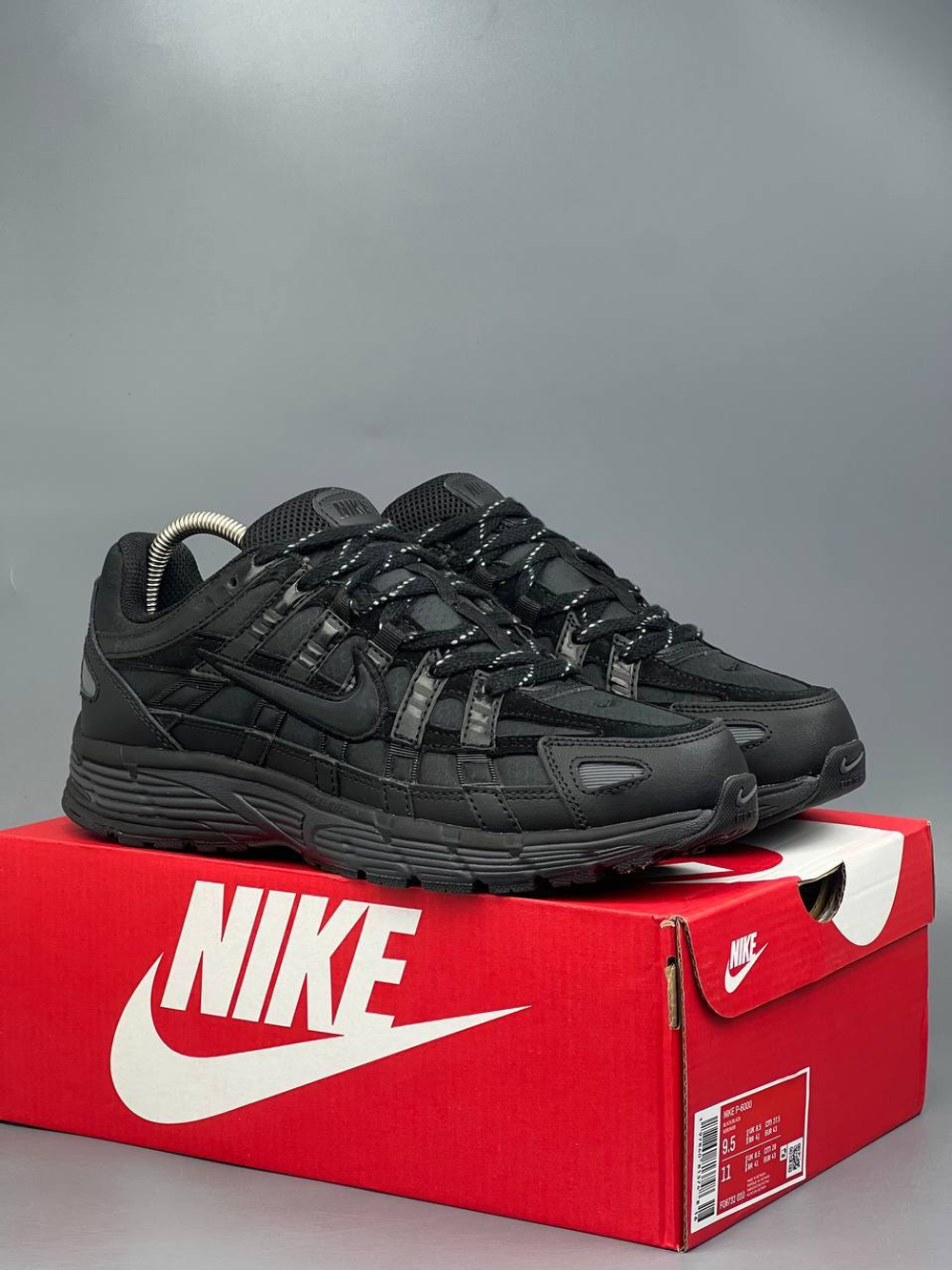 Кроссовки Nike P-6000 GoreTex ТЕРМО #301 (черн.)