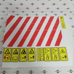 Комплект наклеек "JCB 3CX Super" | Аналог