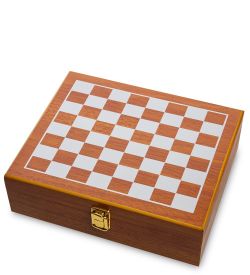 GT-44 Подарочный набор фляжка 500 мл с шахматами «Лучший охотник»