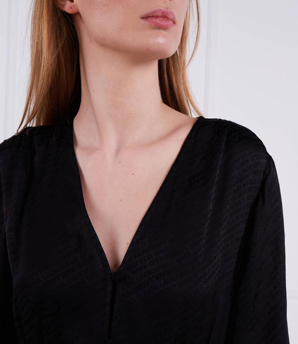 платье logo jacquard Karl Lagerfeld - черный(230W1300)