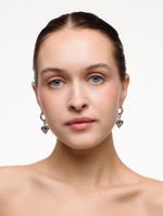 Серьги "Love Crystal" Silver