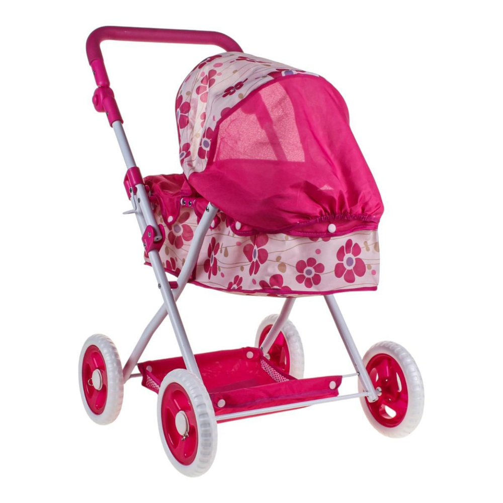 Коляска для куклы лежачая, коробка 61881