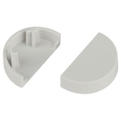 Заглушка ЭРА EC-KK-20-12-FW для полукруглого кабель-канала белая 20х12мм 2шт/комплект
