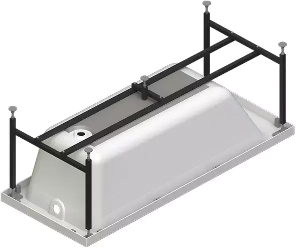 Акриловая ванна Агата 175x75 ( с каркасом)