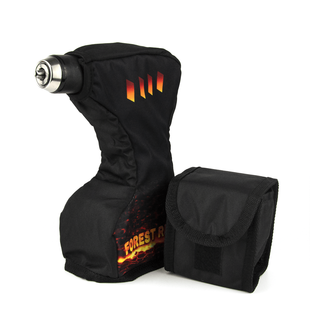 Чехол для шуруповерта FOREST RIVER утепленный, с влагозащитной молнией (комплект 3в 1), Черный