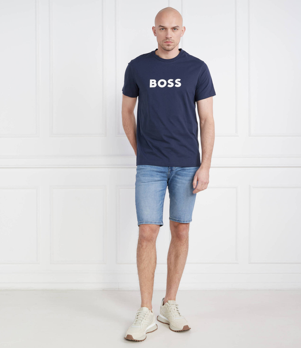 Футболка BOSS BLACK - темно-синий(50491706)