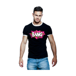 Мужская футболка черная Scandaloso BANG 0102262m-EP