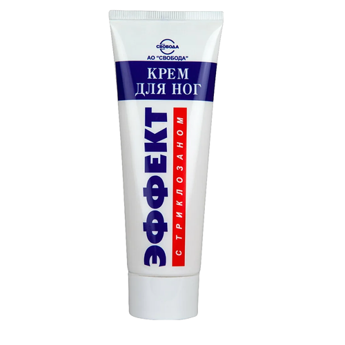 ЭФФЕКТ Крем д/ног 82г Триклозан /Свобода (81376)
