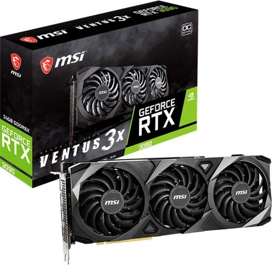 Видеокарта MSI GeForce RTX 3090 Ventus 3X OC