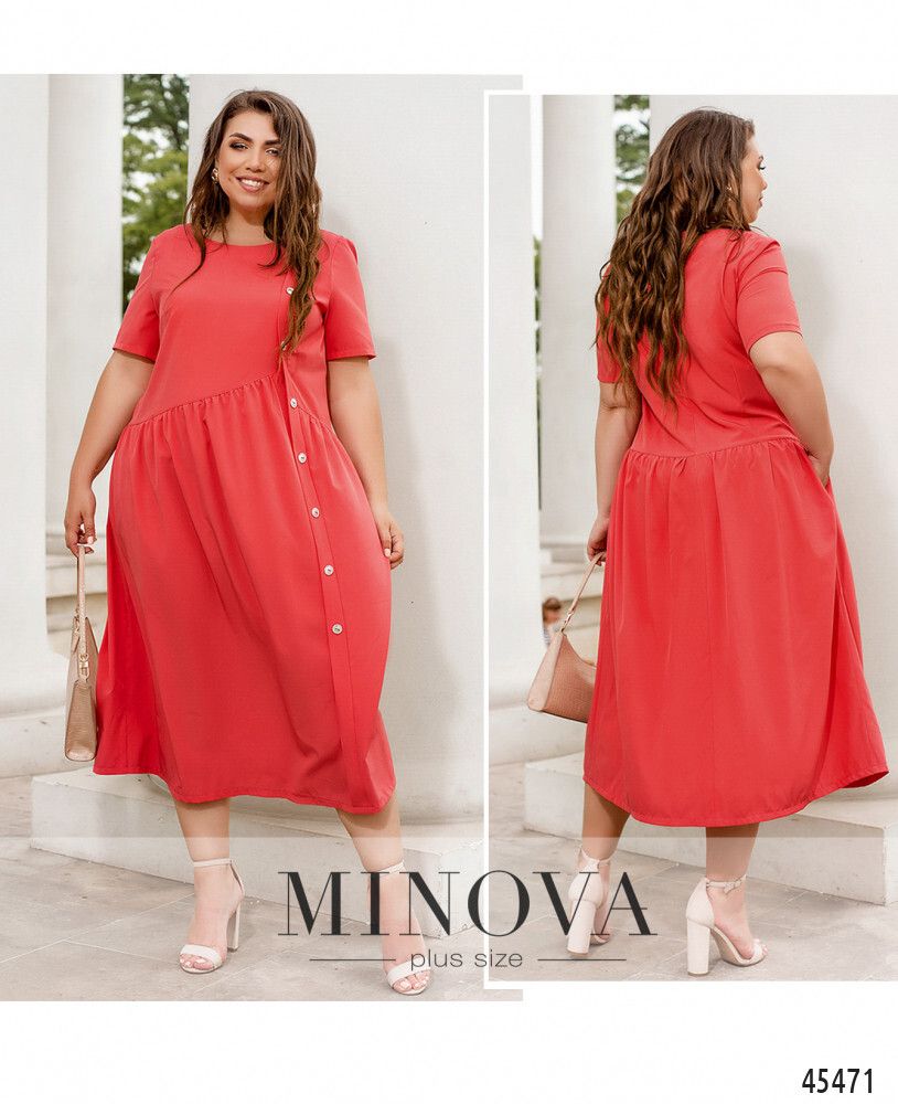 Платье 8-311-коралл Minova Платье 8-311-коралл Minova