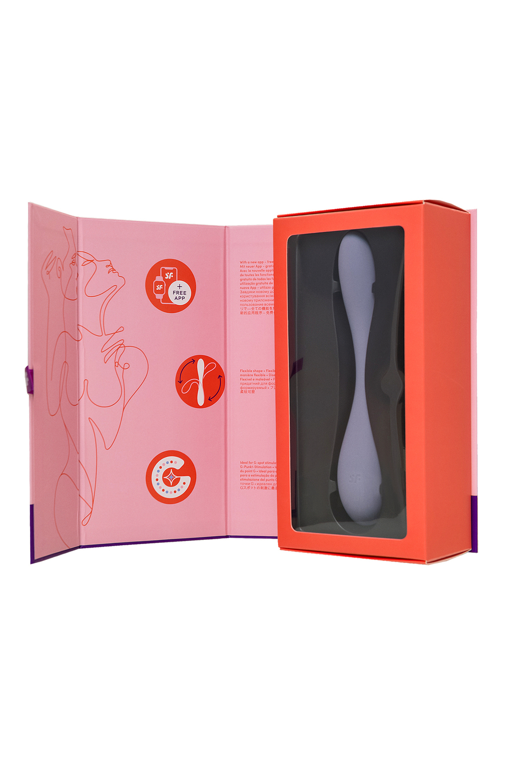 Стимулятор точки G Satisfyer G-Spot Flex 5, фиолетовый