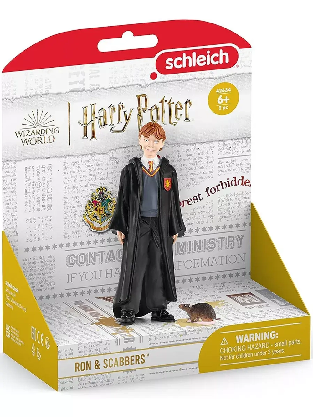 Набор Рон Уизли и крыса Короста Гарри Поттер Schleich 42634