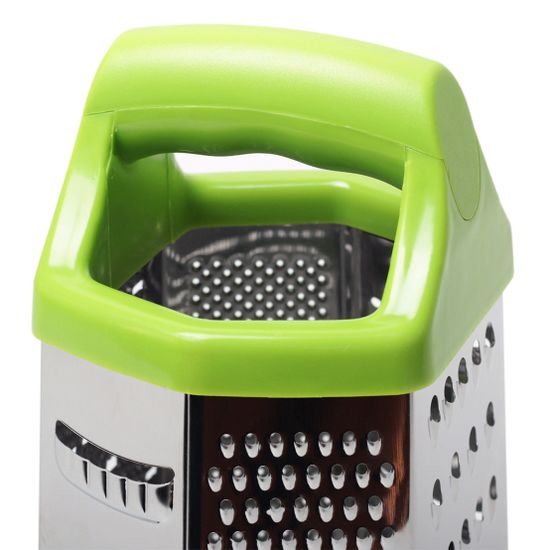 Терка из нержавеющей стали шестигранная Kamille KM-7207 (6 типов лезвий)