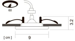Точечный встраиваемый светильник Arte Lamp