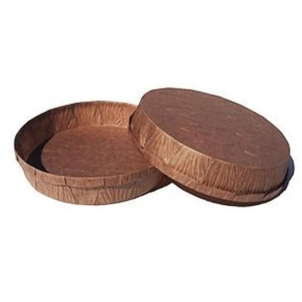 Форма бумажная КАНТРИ 185/35 мм, Коричневая