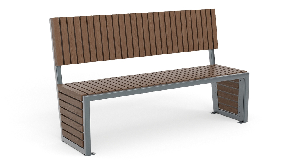 Скамейка диван со спинкой SK00041