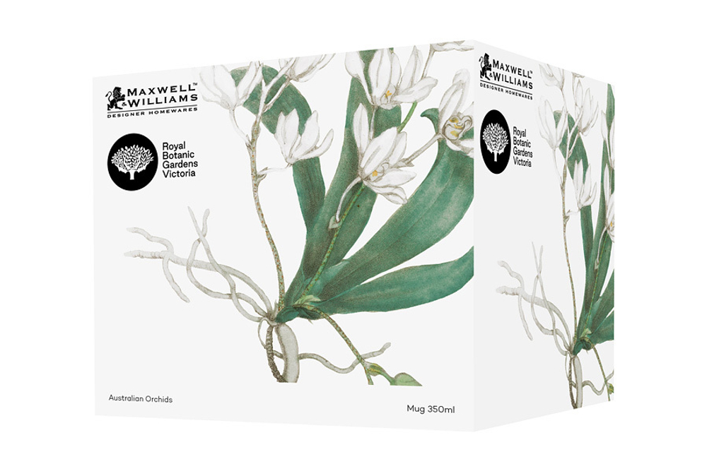 Кружка 350мл Maxwell&Williams Орхидея белая