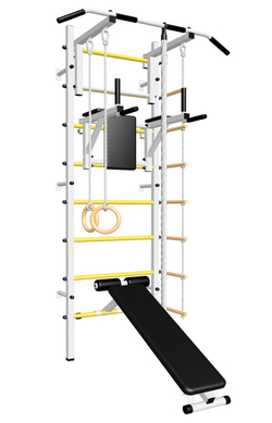 Шведская стенка Sv Sport 506 (Турник стандарт/Брусья/Скамья/Канат/Kольца/Лестница)