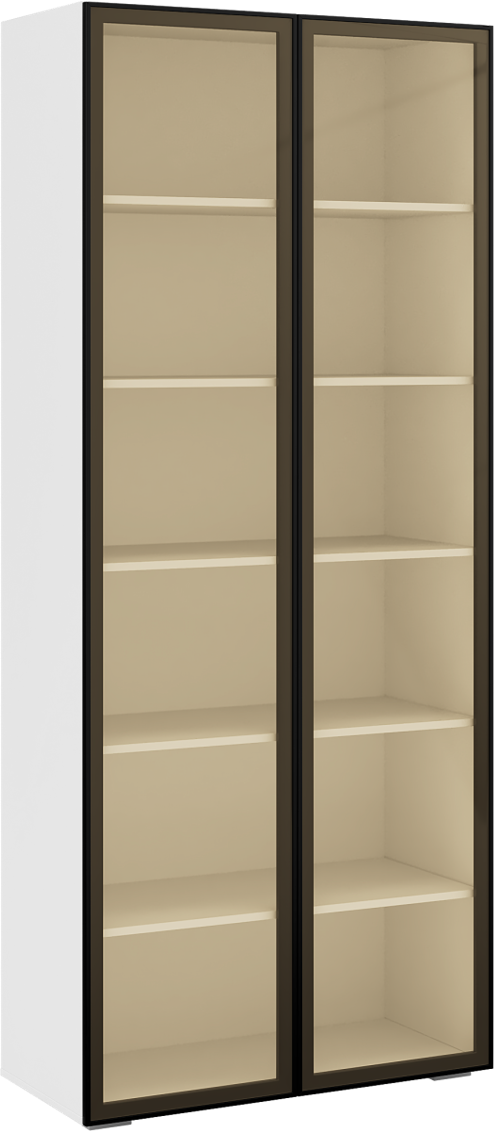 Римини Шкаф витрина 2х ств.