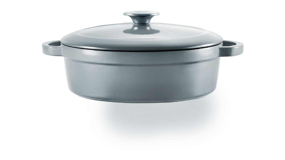 Кастрюля 24см Voeux Gracieuse серая