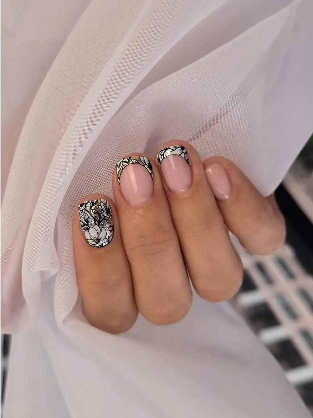 Lucky Rose Слайдеры наклейки для ногтей Foil 141