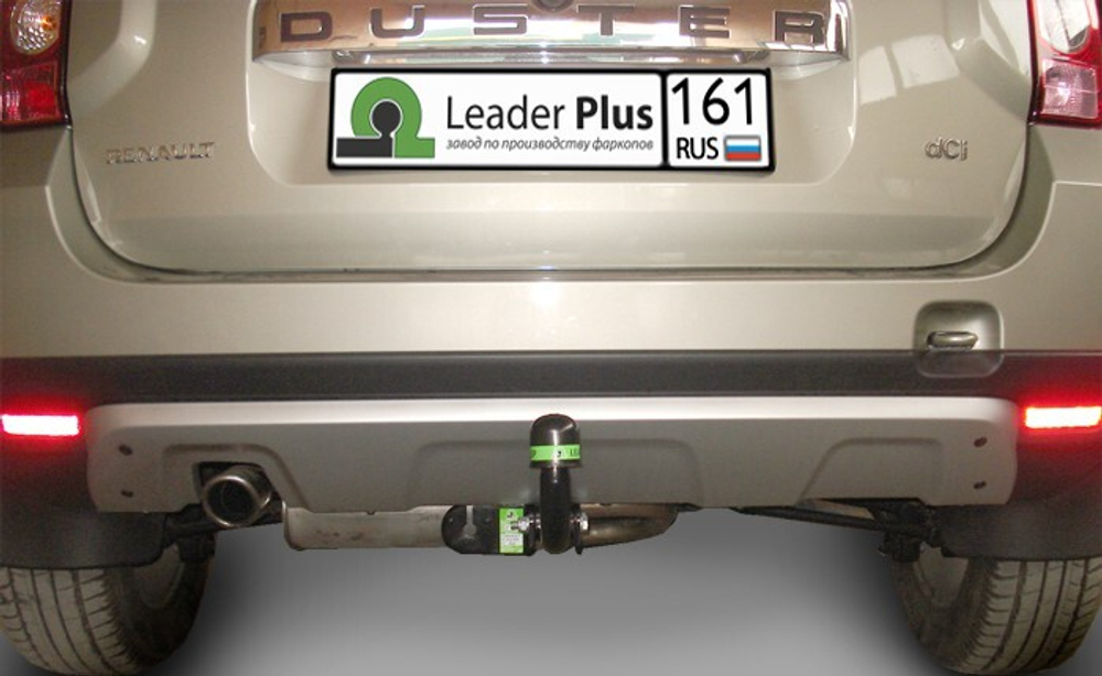 Фаркоп(прицепное) Лидер-Плюс для RENAULT DUSTER, NISSAN TERRANO (паспорт и сертификат в комплекте)(без электрики)R115-A