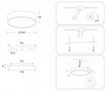 Накладной светильник Ambrella Light FV FV5517