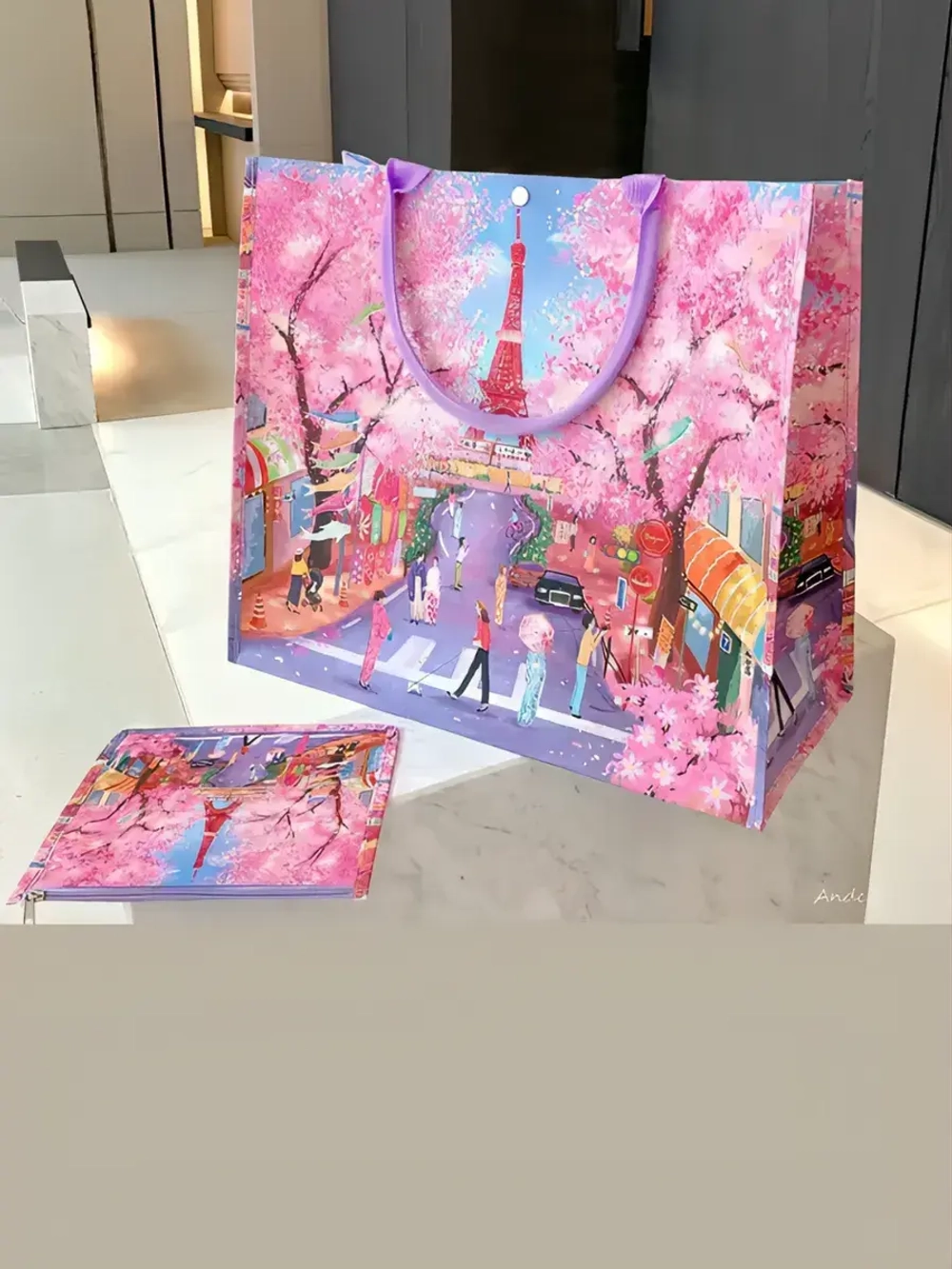 Пляжная сумка шоппер на плечо