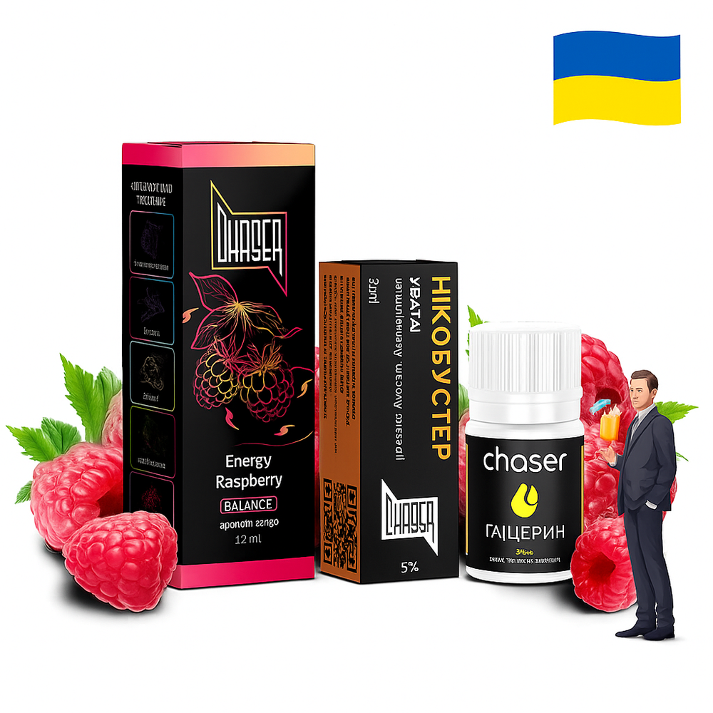 Chaser BLACK - Energy Raspberry (30ml, 5% nic)