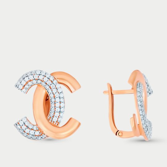 Серьги золотые