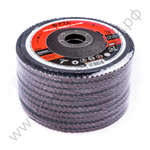 Круг лепестковый с керамическим абразивом для шлифования по нержавеющей стали FTL Everest 27 125 х 22,2 мм P120