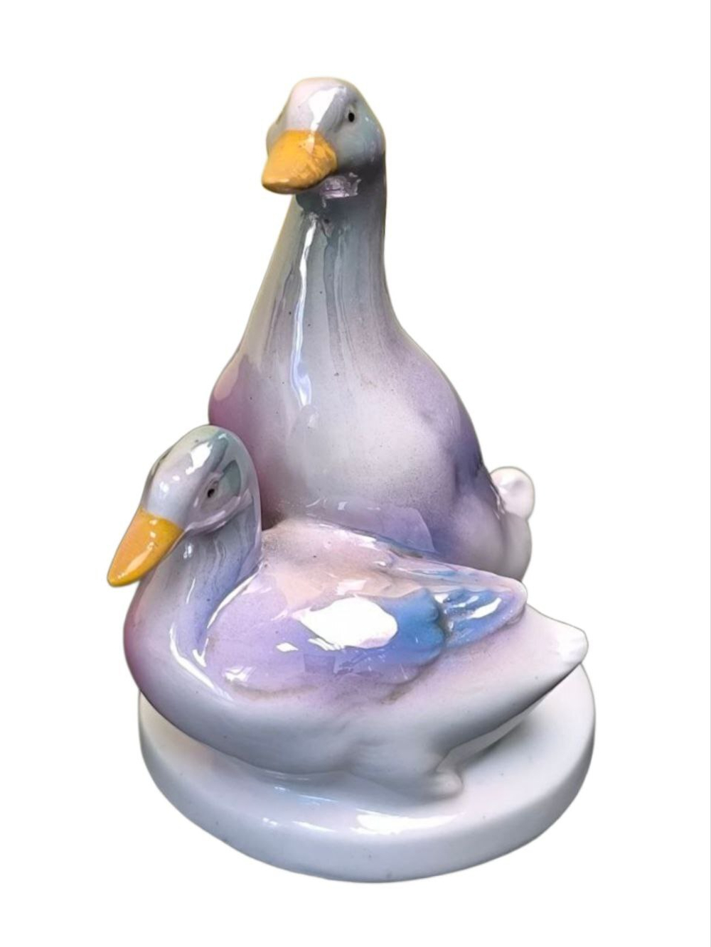 Фарфоровая статуэтка "Селезень и утка" Wagner & Apel Германия