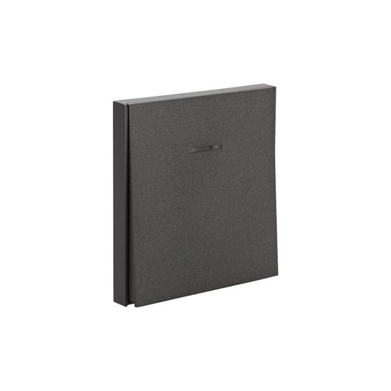 Выключатель STRONG 1 кл с подсветкой 10А с/у графит KRANZ