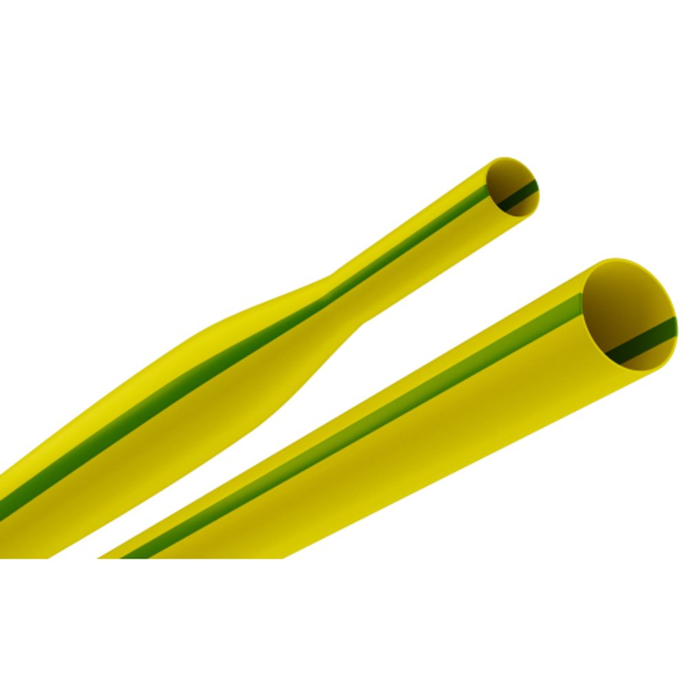 Термоусадочная трубка ЭРА NO-224-476 ТТУ нг-LS 20/10 жёлто-зелёная в отрезках по 1 м 10 шт | Термоусадочная трубка (ТУТ)