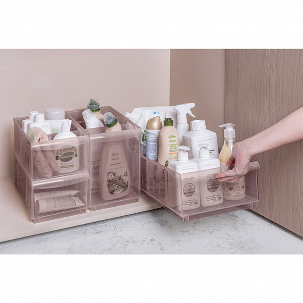 Контейнер универсальный для хранения «ROLLY», бесцветный, 15*26,6*8,7см, 2,65л