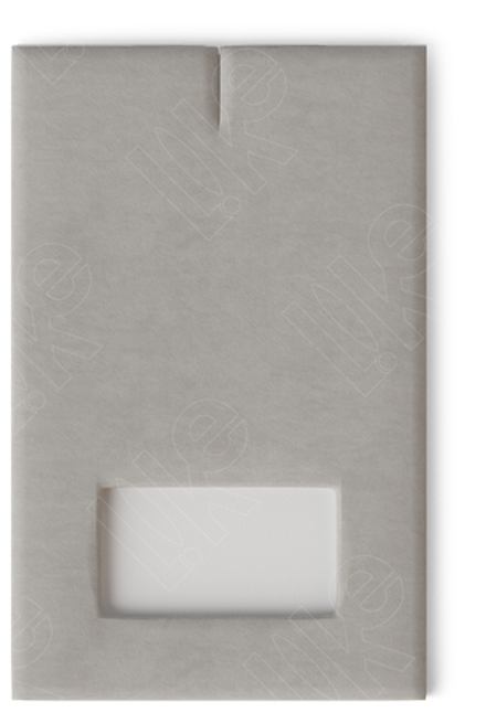 Вкладыш 13/наклонный/для подвески/окошко для бирки/прорезь для нитки