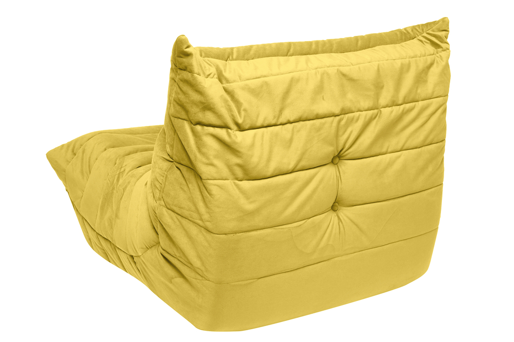 Диван Маршмеллоу Желтый 1 секция