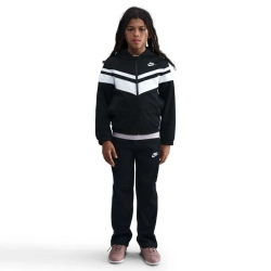 Детский теннисный костюм Nike Kids Sportswear Dri-Fit Hooded - black/white/white