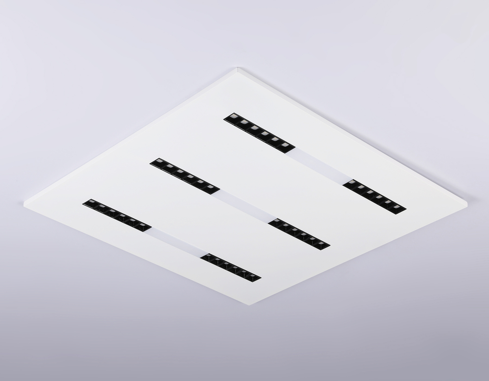 Светодиодная панель в стиле техно DPS1070 WH белый 48W 4000K 175-265V IP20 4080LM 595*595*14