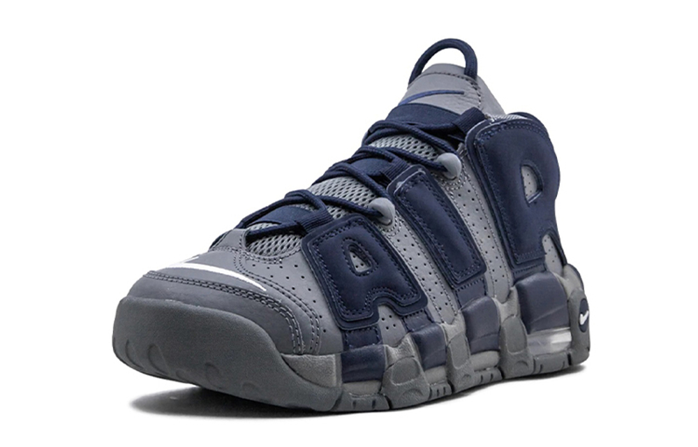 Кроссовки Nike Air More Uptempo 96 Cool Grey Midnight Navy Gs