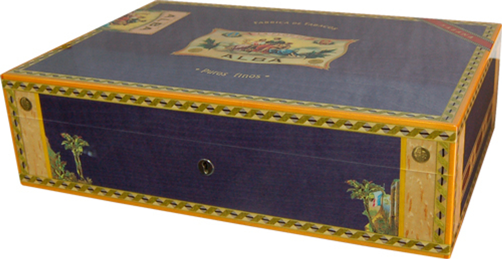 Хьюмидор Elie Bleu ALBA 110 cigars Purple Sycamore