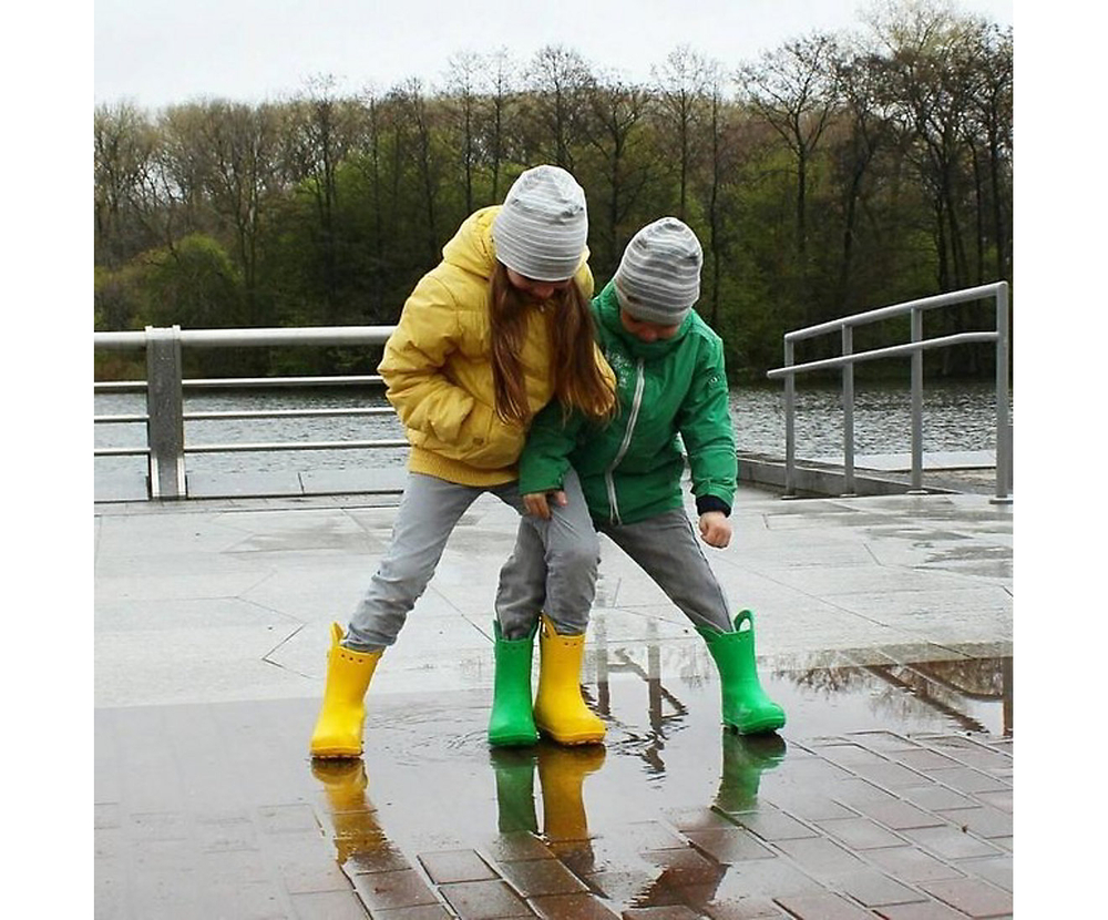 Сапоги Crocs Handle It Rain Boot Grass Green