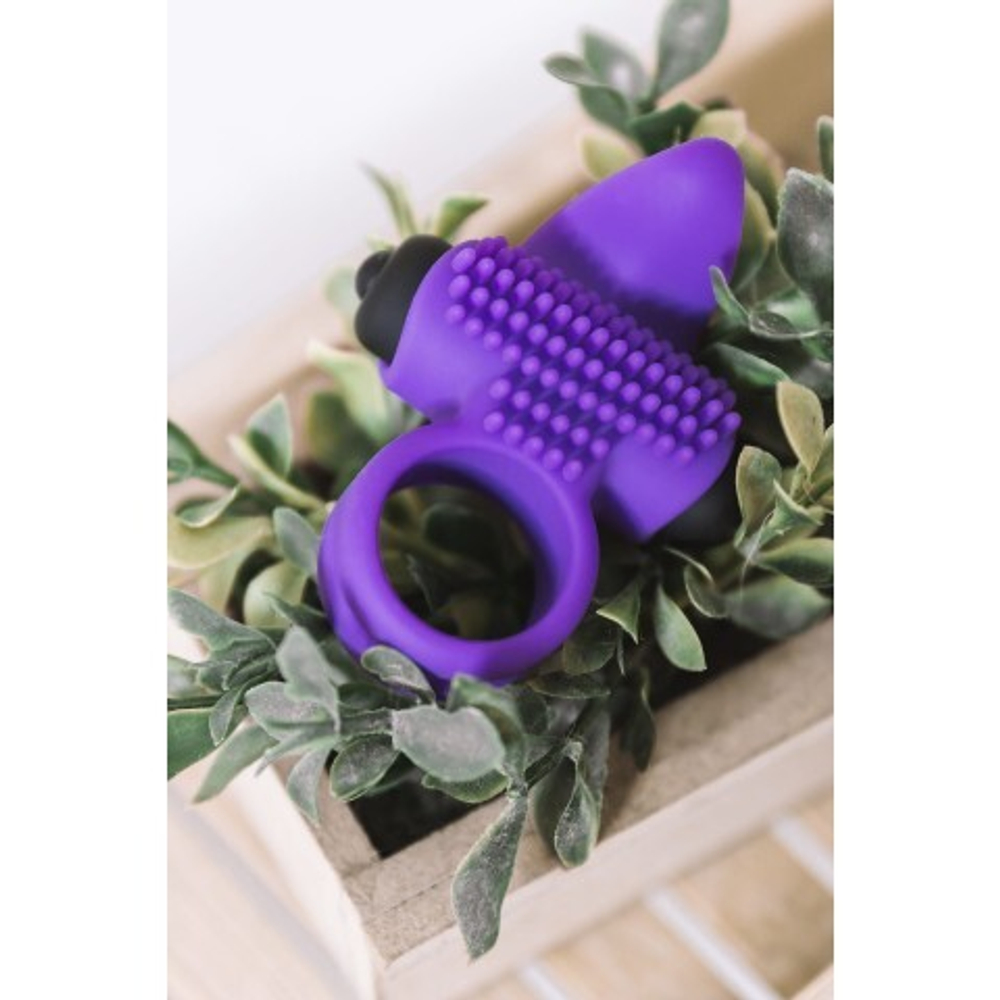 Виброкольцо эрекционное Adrien Lastic Bullet Lastic фиолетовое