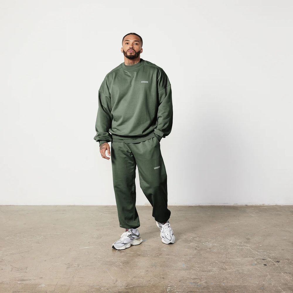 Штаны VANQUISH Essential Oversized Sweatpants Green